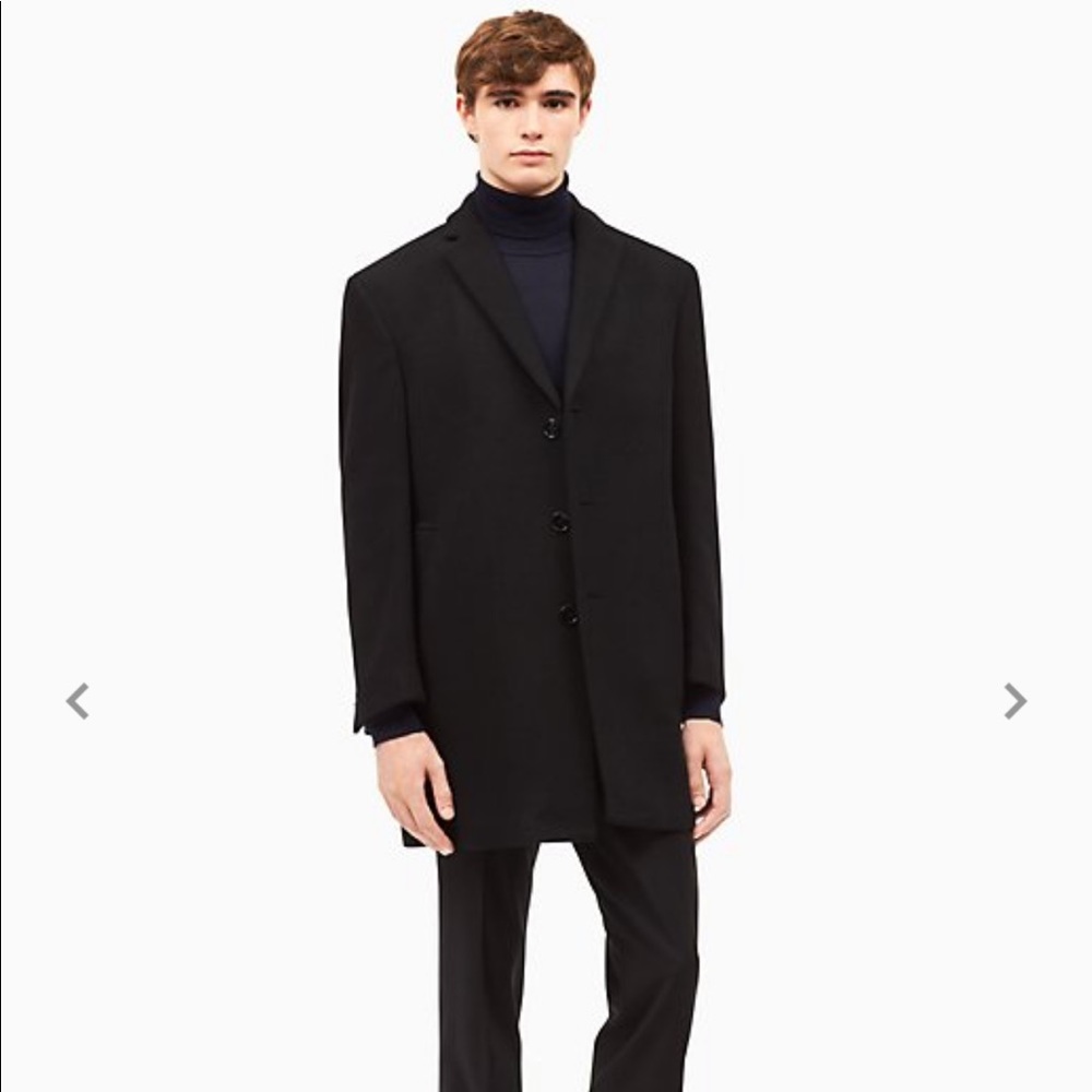 Calvin Klein Wool Blend Top/Dress Coat